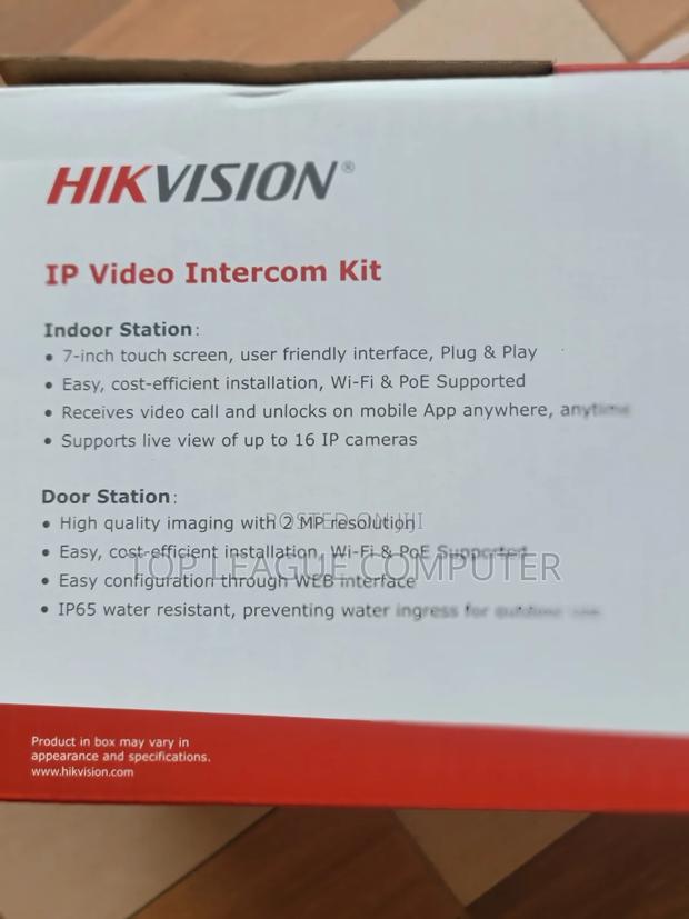 Hikvision IP Wireless Video Intercom Doorbel DS-KIS603-P (C) photo 3