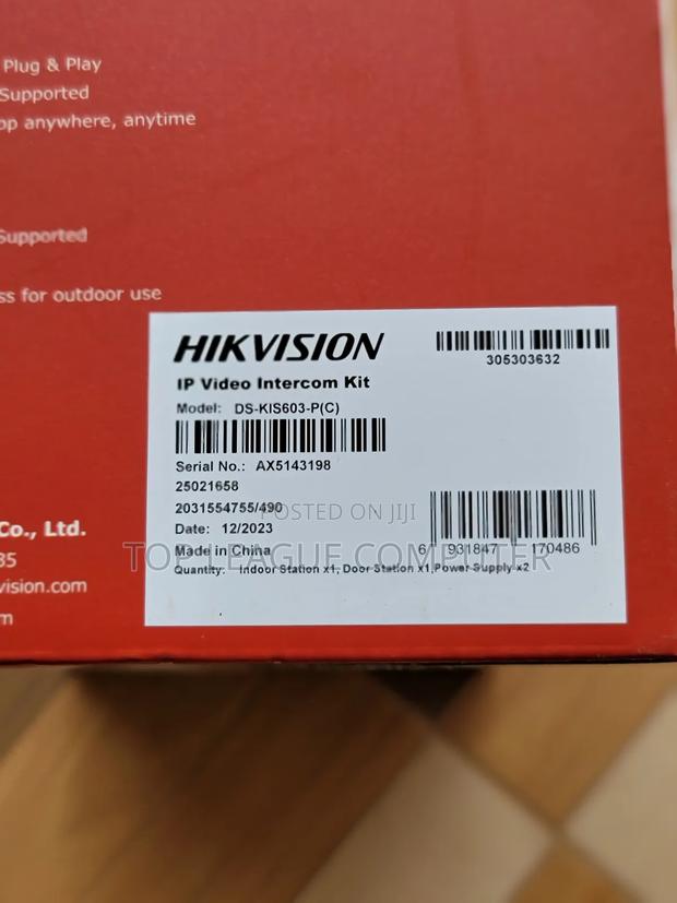 Hikvision IP Wireless Video Intercom Doorbel DS-KIS603-P (C) photo 4
