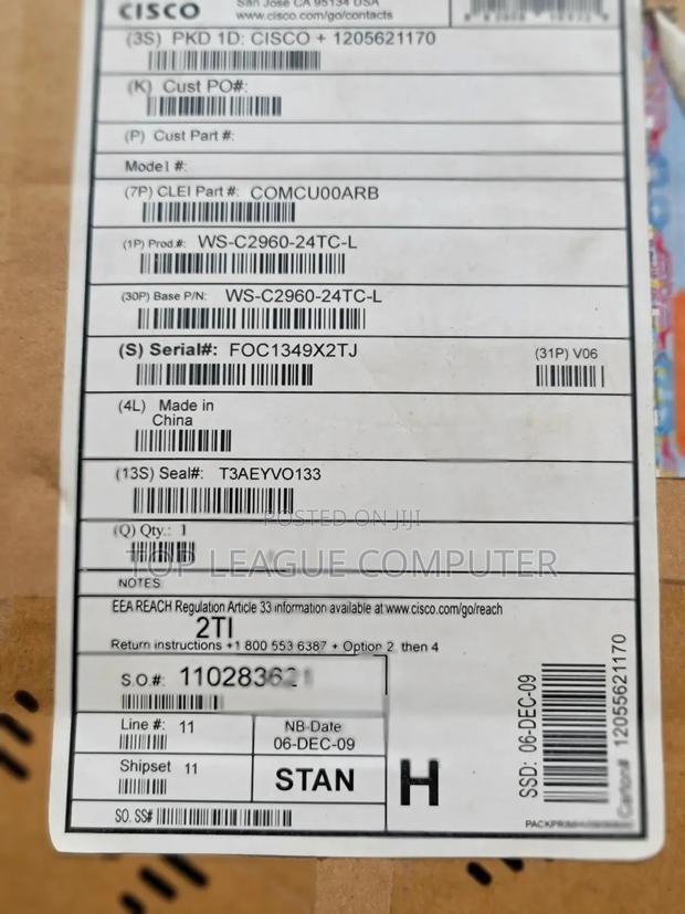 Brand New Cisco WS-C2960-24TC-L