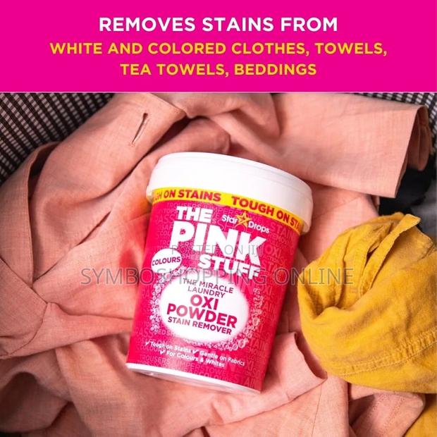 The Pink Stuff Miracle Laundry Oxi Powder Stain Remover, 1kg photo 3