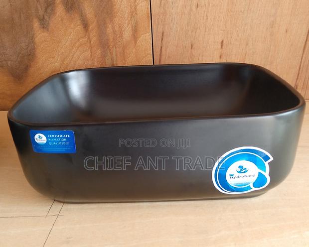 Rectangular Pedicure Basin (Black)F3656 · Photo 2