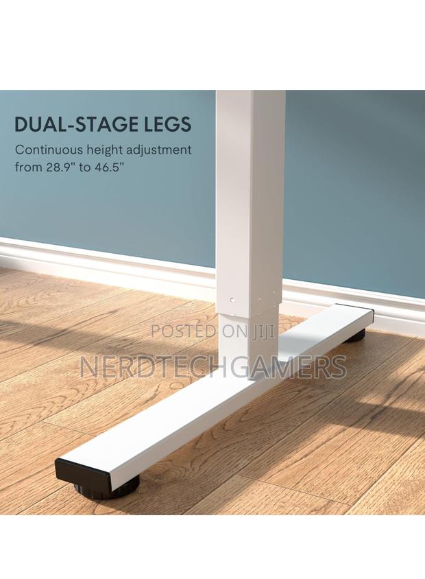 FLEXISPOT Standing Desk Solid One-Piece Desktop Height · Photo 3