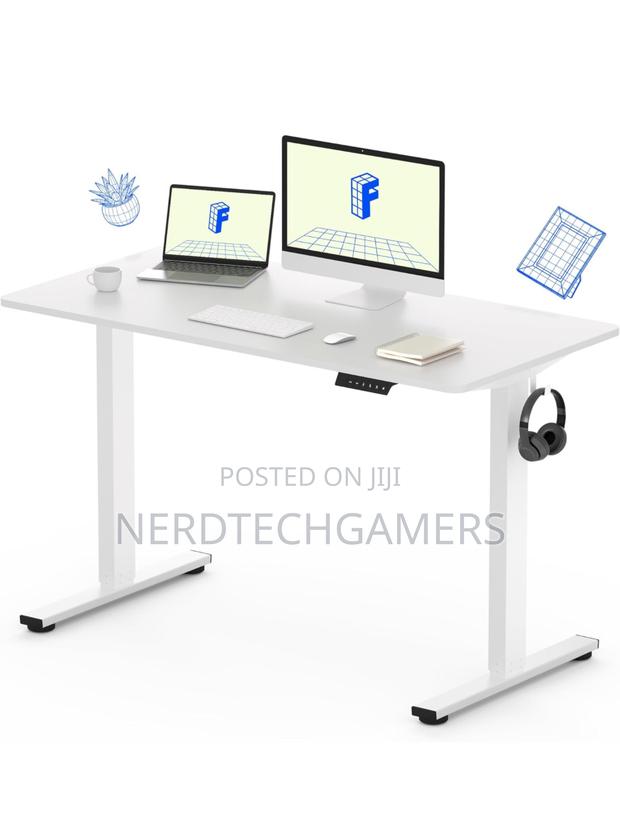 FLEXISPOT Standing Desk Solid One-Piece Desktop Height · Photo 1