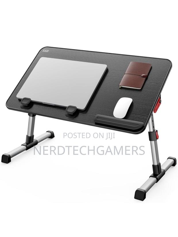SAIJI Laptop Bed Tray Table, Adjustable Home Office Stand · Photo 4