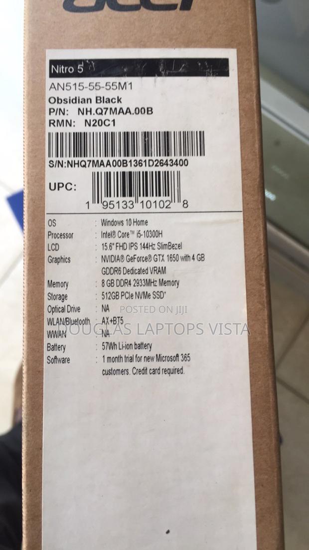 New Laptop Acer Nitro 5 8GB Intel Core I5 HDD+SSD 512GB photo 3