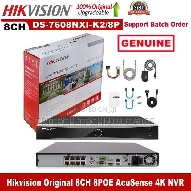 Hikvision Ds-7608nxi-/8p Acusense NVR 8ch + Poe · Photo 3