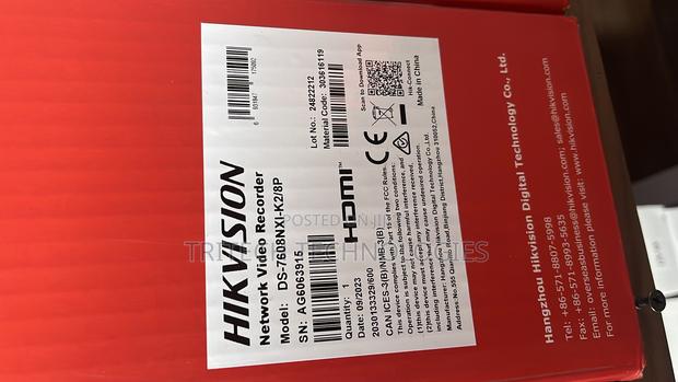 Hikvision Ds-7608nxi-/8p Acusense NVR 8ch + Poe · Photo 4