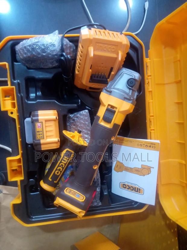 Cordless Angle Grinder Ingco · Photo 3