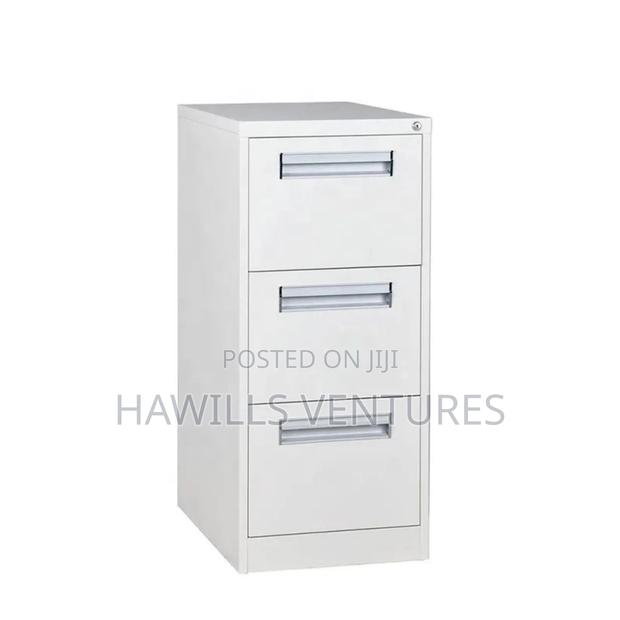 Three Drawer Steel Cabinet · Photo 1
