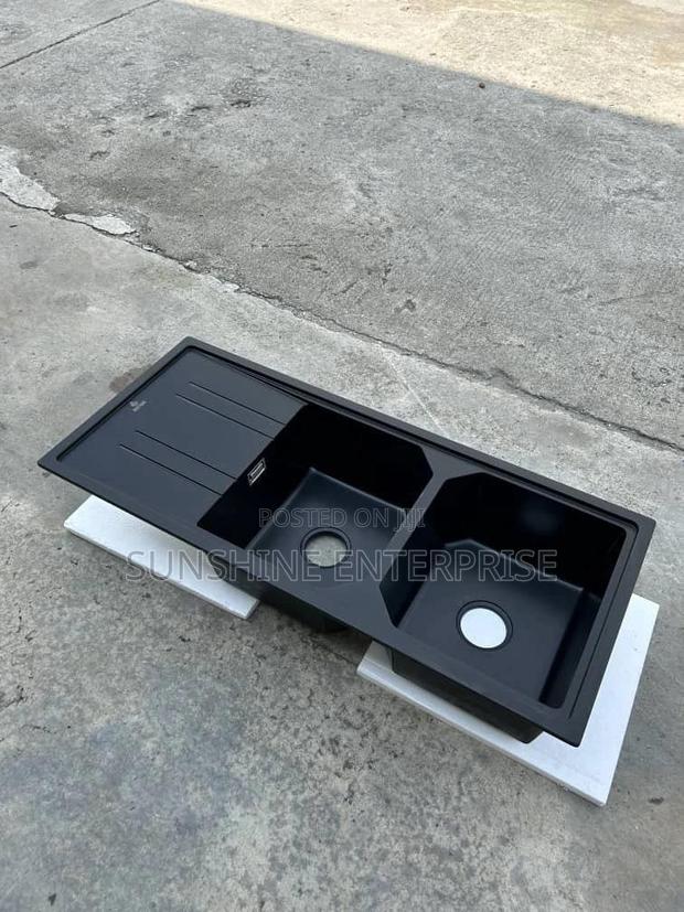Marble Kitchen Sink-Black · Photo 2
