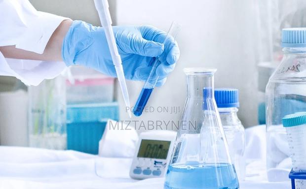 100 Blue Nitrile Gloves for Medical Use photo 2