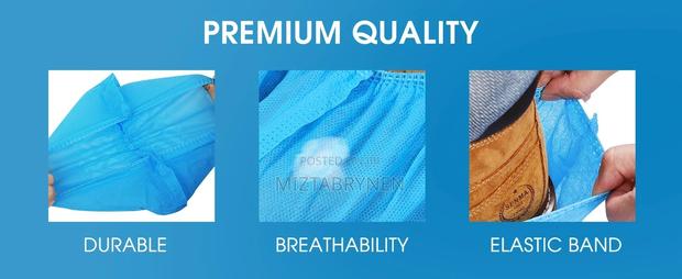 100 Disposable Shoe Covers - Blue photo 5