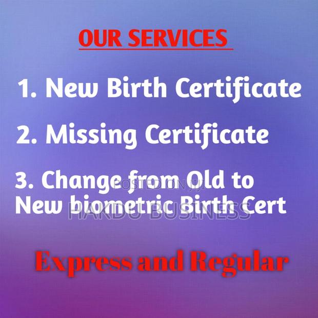 Biometric Birth Certificate (New/Replacement) · Photo 2