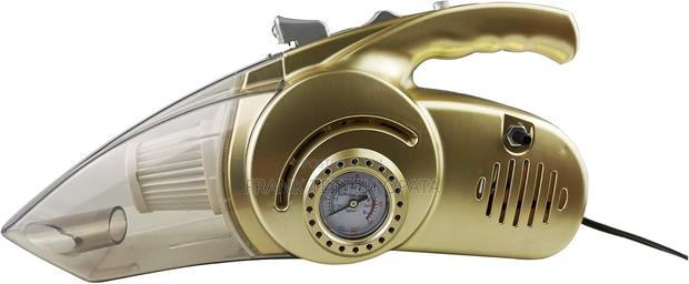 4 in 1 Gold Car Vacuum Cleaner Wireless Tire Pressure Gauge photo 5