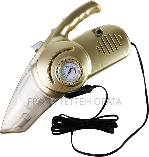 4 in 1 Gold Car Vacuum Cleaner Wireless Tire Pressure Gauge photo 4