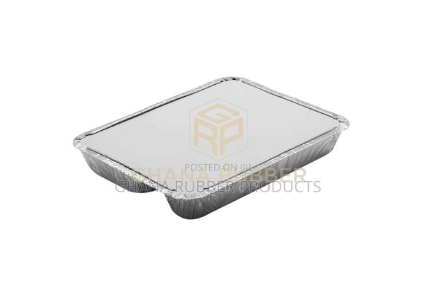3-Section Aluminium Foil Food Containers+Lids(850ml)(500pcs) · Photo 4