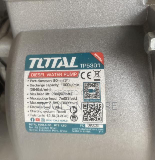Total Diesel Water Pump 3” · Photo 4