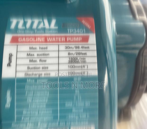 Total Gasoline Water Pump 4” · Photo 4
