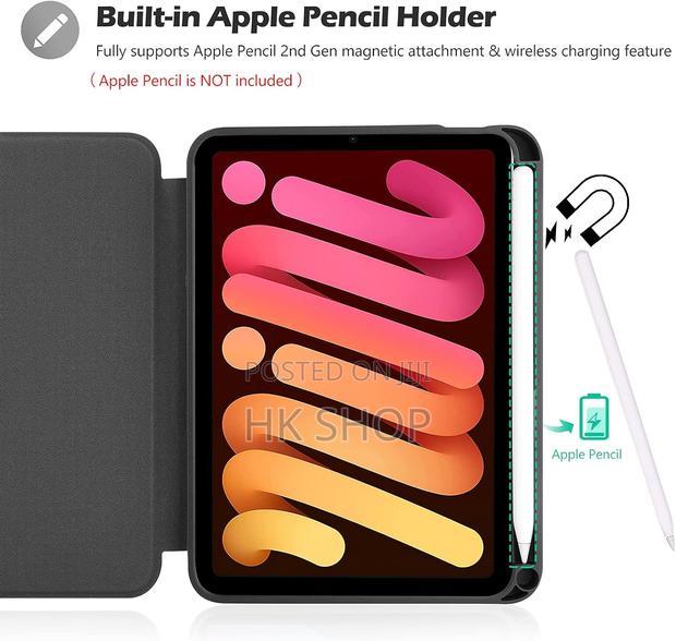 Slim Shockproof Smart Case With Pencil Holder for iPad Mini6 · Photo 4