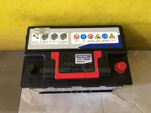 15 Plates Pofirst Battery _ 75ah 12volts _ Free Delivery photo 2