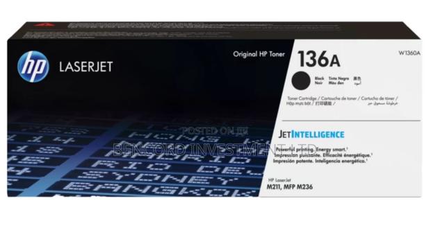HP 136A Black Original Laserjet Toner Catrirdge (W1360A) · Photo 2