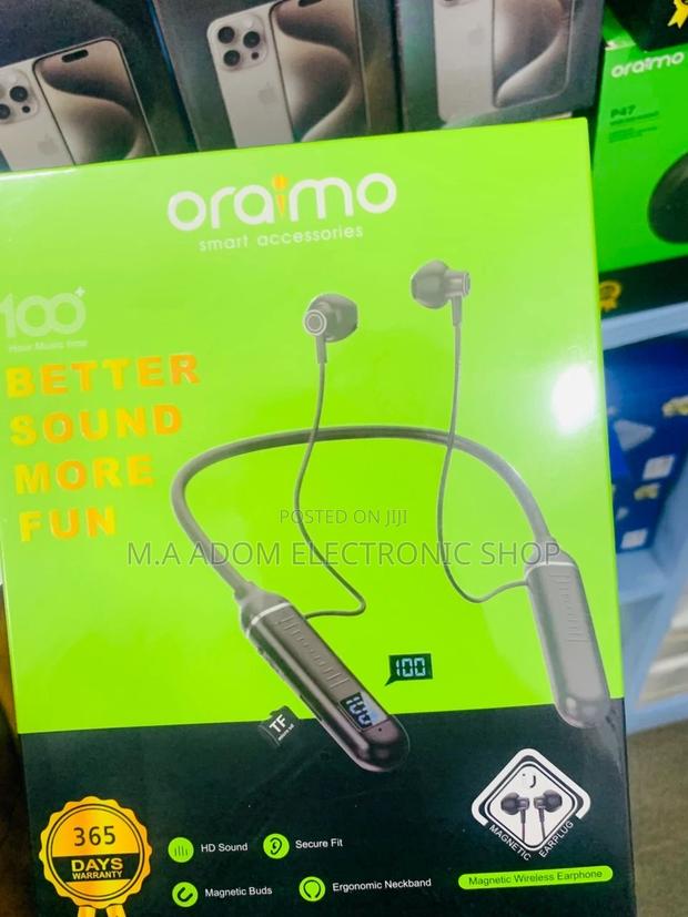 Quality Yet Affordable Oraimo Bluetooth Neckband. · Photo 2