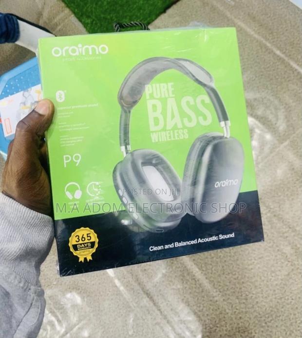 Newly in Stock Oraimo Pure Bass Wireless Bluetooth Headphone · Photo 2