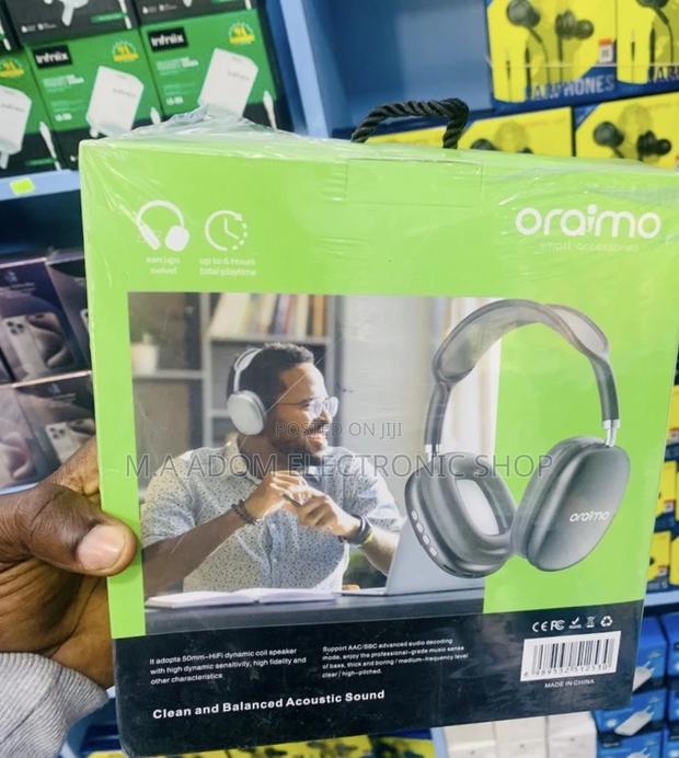 Lovely Design Oraimo Pure Bass Wireless Over Ear Headphone. · Photo 2