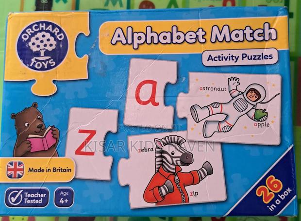 Alphabet Match Puzzle, Hard Board Paper · Photo 3