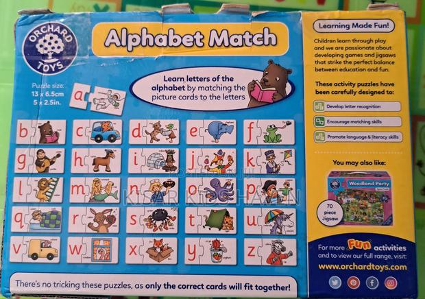 Alphabet Match Puzzle, Hard Board Paper · Photo 4