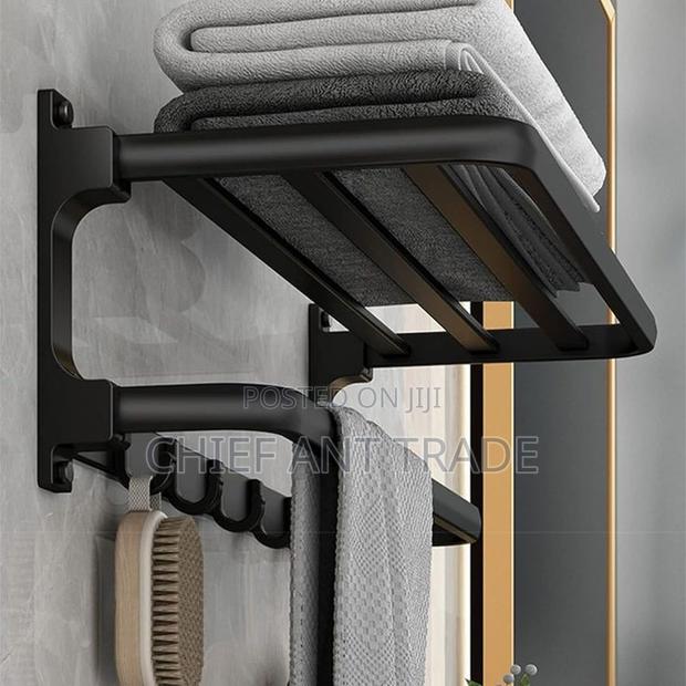 Flexible Towel Rack. Rod. Black. Gjs8802k / 308b · Photo 4