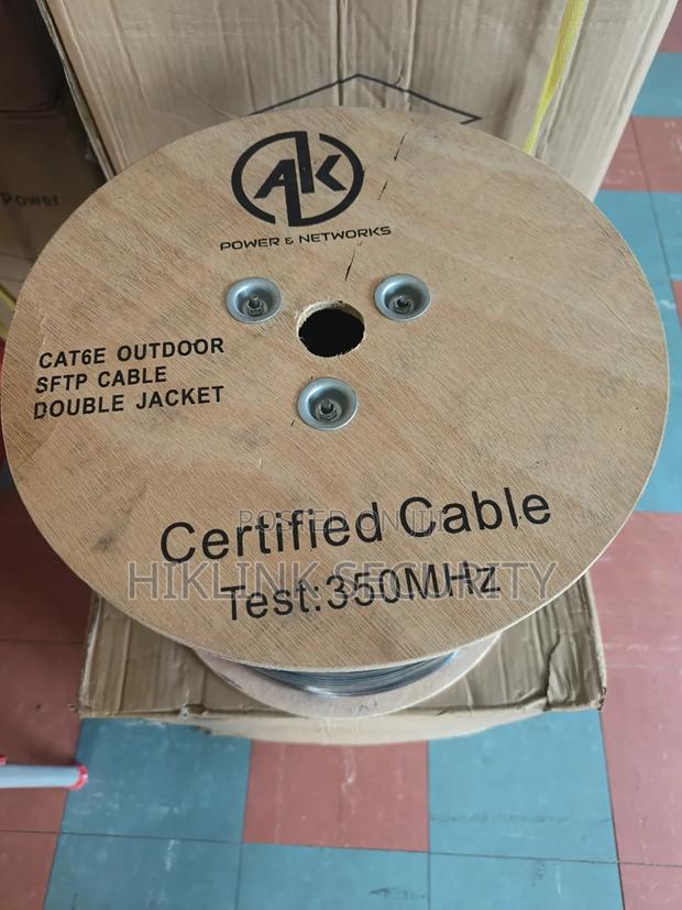 Cat6 Cable SFTP Outdoor Double Jacket Alluminium Shielded · Photo 3