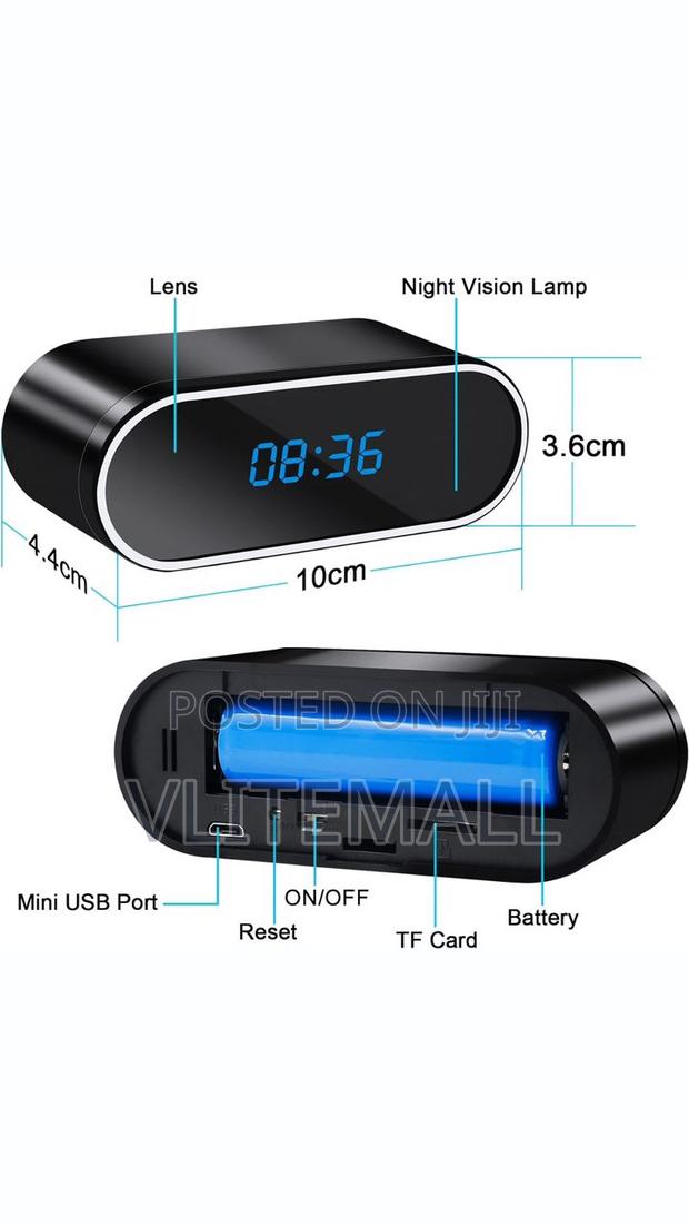 Tuuya UK Spy Hidden Alarm Clock Camera photo 2