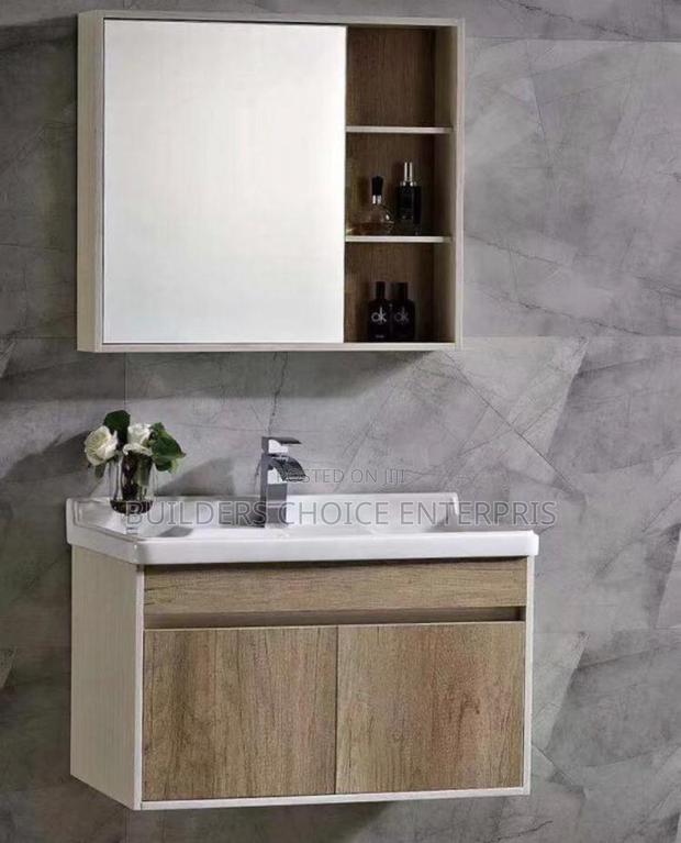 Cabinet Basin With Cabinet Mirror (Wooden ) · Photo 2