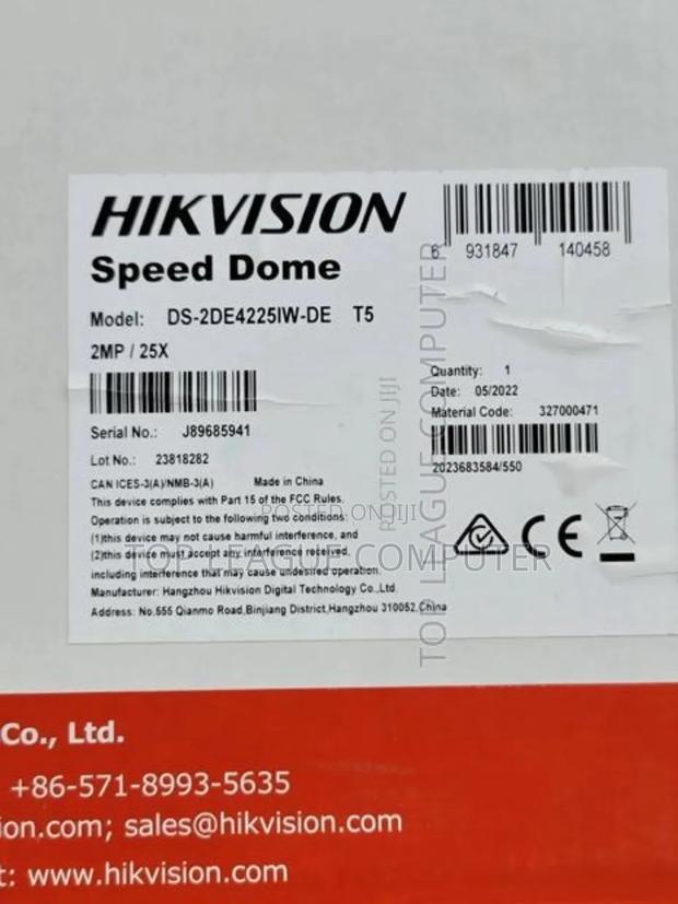 New Hikvision PTZ IP 2mp 25X Darkfighter IR Ds-2de4225iw-De photo 4