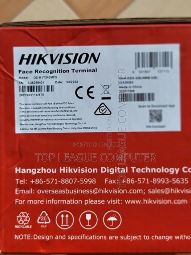 Hikvision DS-KIT343MFX Acess Control Face, Fingerprint photo 5
