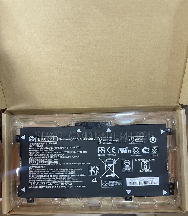 Original HP Lk03xl Battery · Photo 2