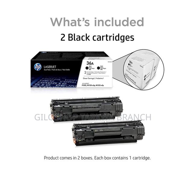 Hp 36a Cb436d Toner Cartridges Black · Photo 2
