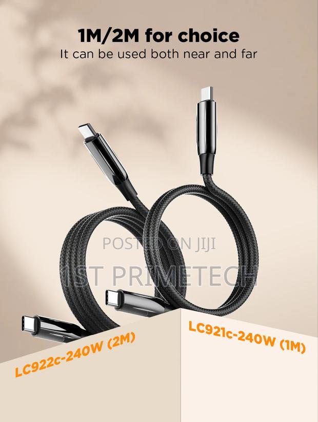 Ldnio 140w Type C to C Cable (2 Meters) photo 3
