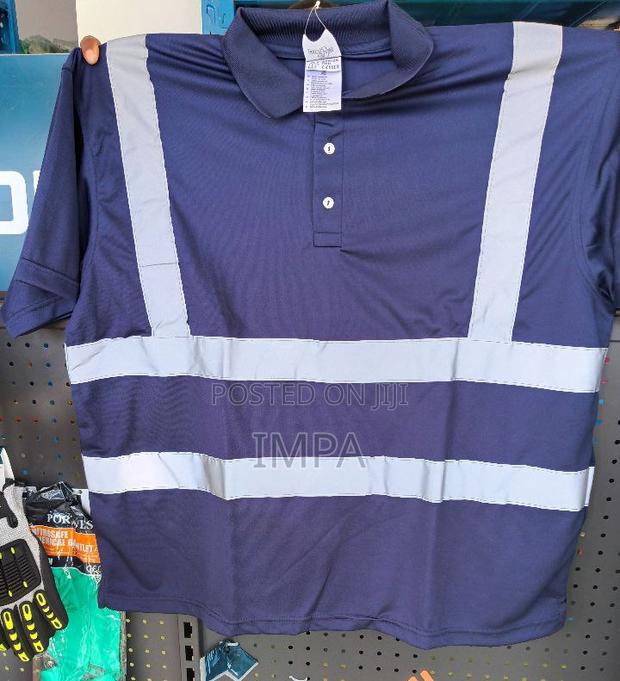 Iona Polo Shirt Taped Short Sleeve Color:Navy; 100% Polyest