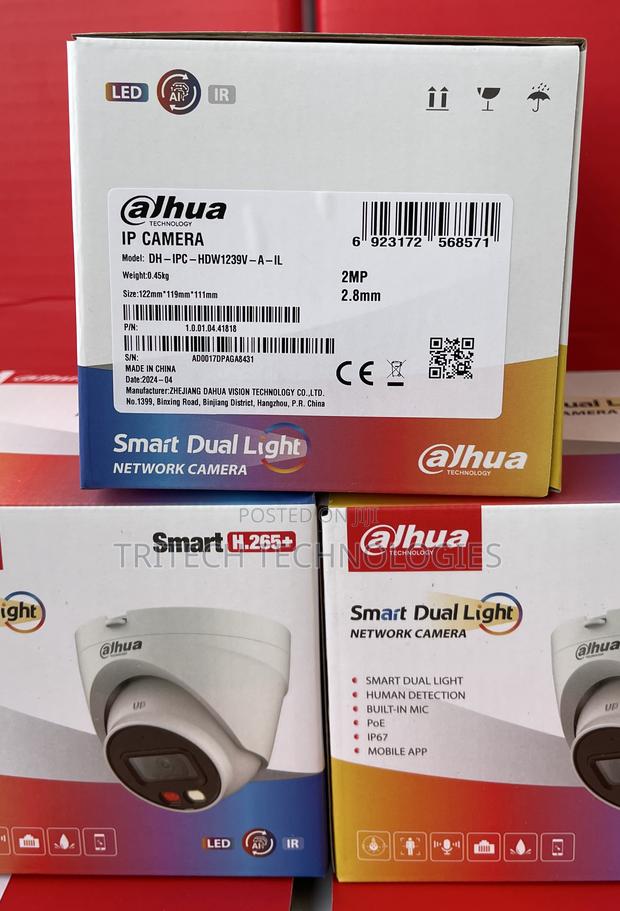 Dahua 2mp Full Color Smart Ip Camera Ipc-Hdw1239v-a-Il 2mp · Photo 4