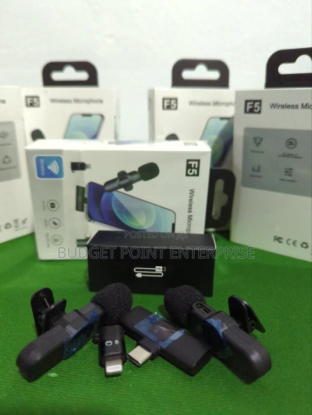 Wireless Lapel Microphone for Both iPhone Android 2in1 photo 2