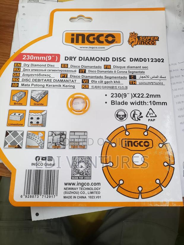 Ingco Dry Diamond Disc 9 Inches (Dmd012302) · Photo 4