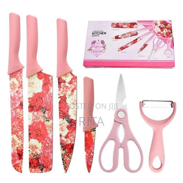 Colourful Knifes Set in Purple