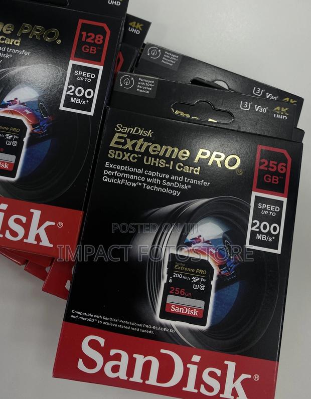 Sandisk 256gb Extreme Pro Uhs-i Sdxc Memory Card · Photo 2
