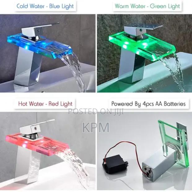Automatic Led Wash-Hand Basin Water Tap photo 3
