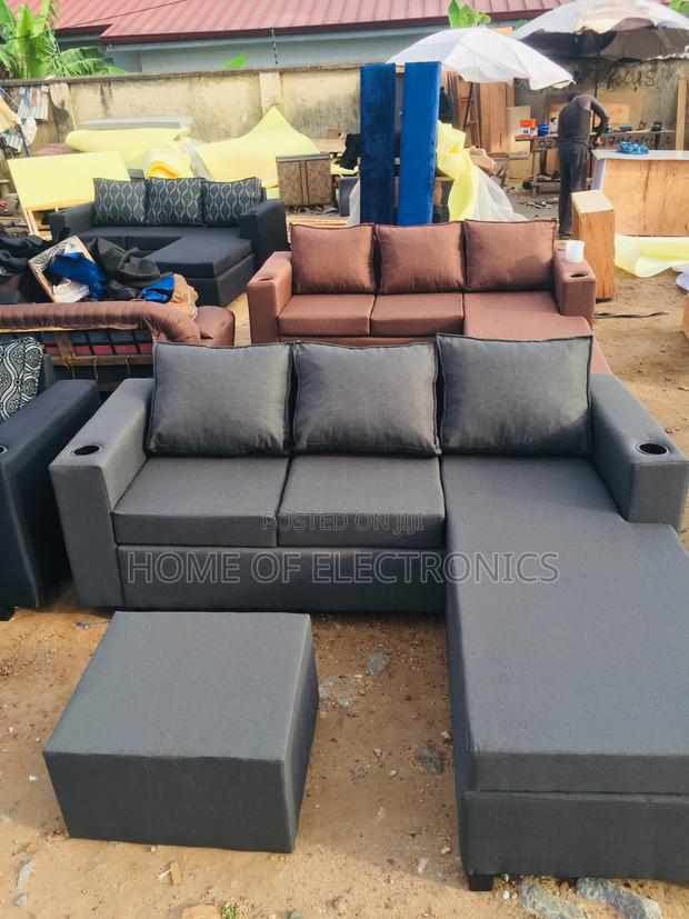 Call for the New L Shaped Sofa Chair—Gray Color