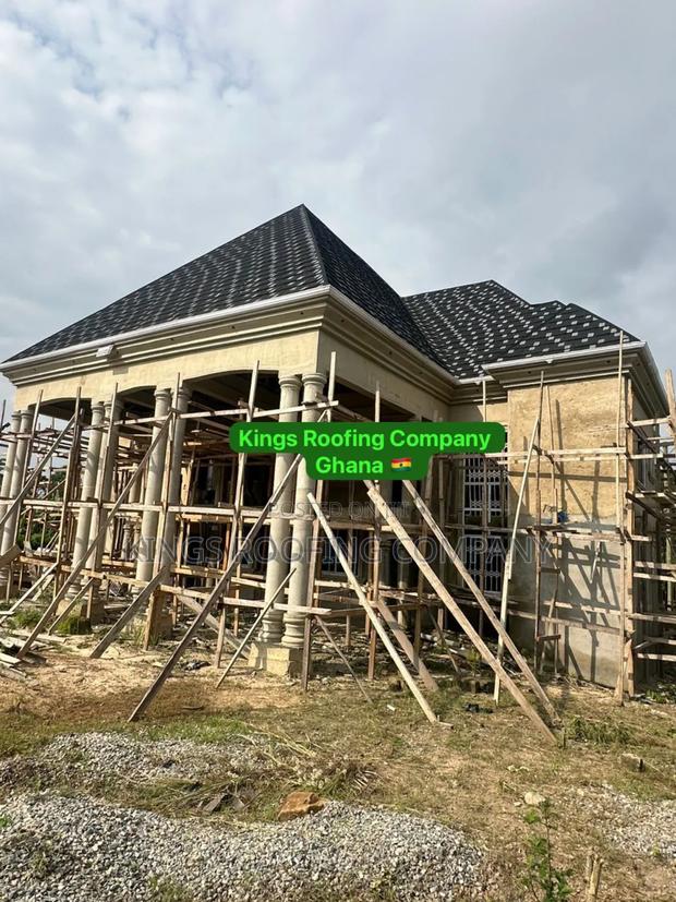 Installation of Woodwork Trusses and Euro Tiles Roofing · Photo 4
