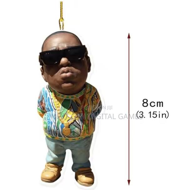 Tupac and Biggie Car Rearview Mirror Hanging Pendant photo 2