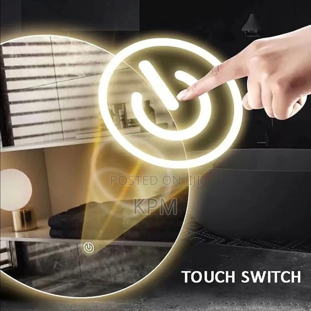 Irregular LED Vanity Bathroom Mirror Wall Mount photo 3